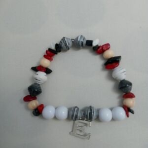 HandCrafted Semi Precious Stone Stretch Bracelet